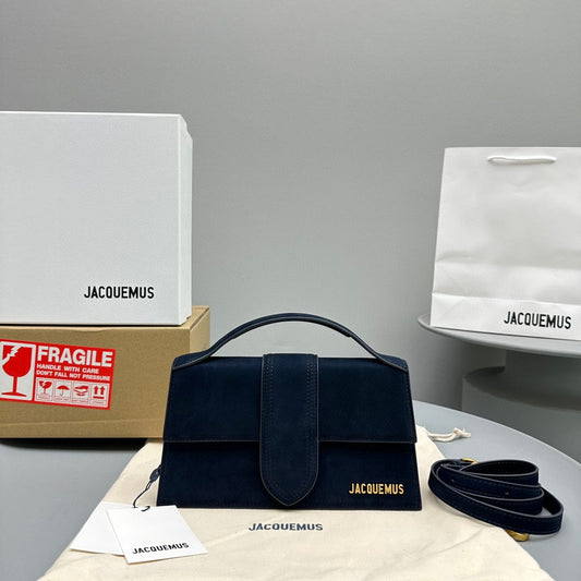Pronta Entrega – Bolsa Modelo Jacquemus Tote Le Grand Bambino Nobuck