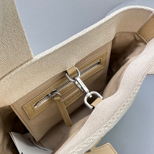 Pronta Entrega – Bolsa Modelo Jacquemus Le seau Gros Grain
