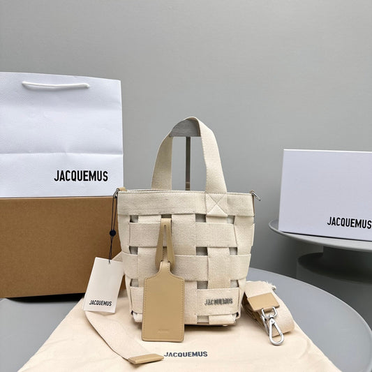 Pronta Entrega – Bolsa Modelo Jacquemus Le seau Gros Grain