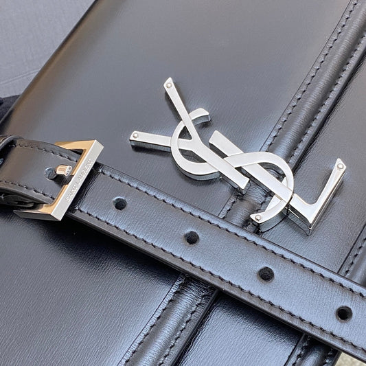 Pronta Entrega – Bolsa Modelo Yves Saint Laurent  São Loureiro Couro com Logotipo