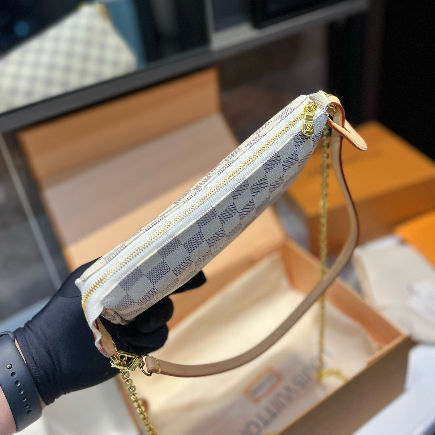 Pronta Entrega – Bolsa Modelo Louis Vuitton Favorite Damier