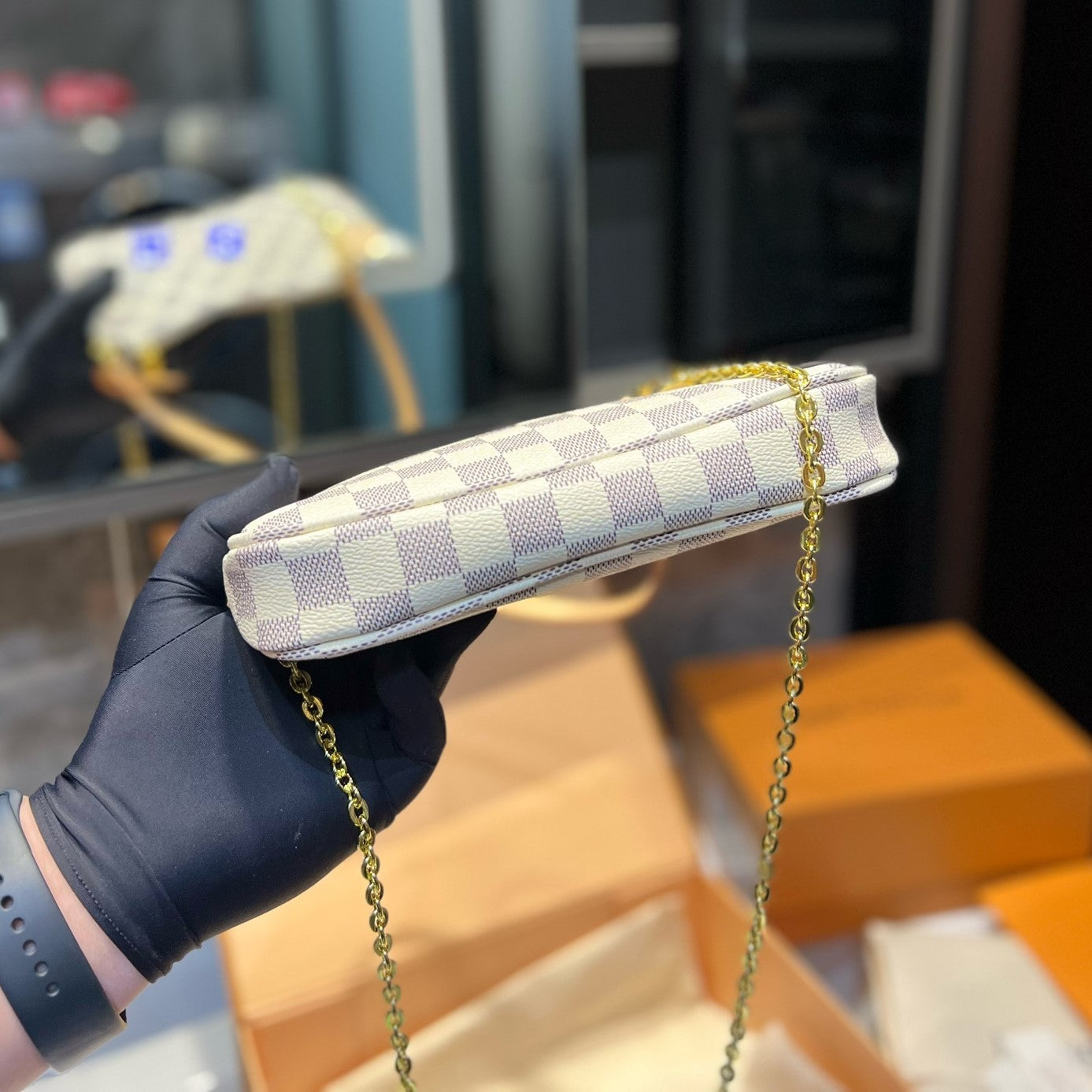 Pronta Entrega – Bolsa Modelo Louis Vuitton Favorite Damier