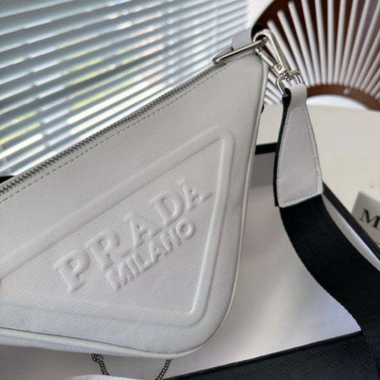Pronta Entrega – Bolsa Modelo Prada Tiracolo com Placa de Logo