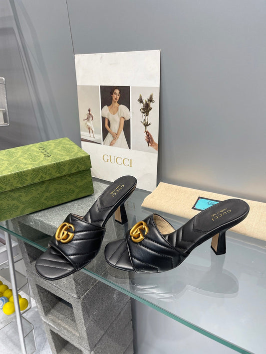 Pronta Entrega – Sandália Modelo Gucci GG Marmont