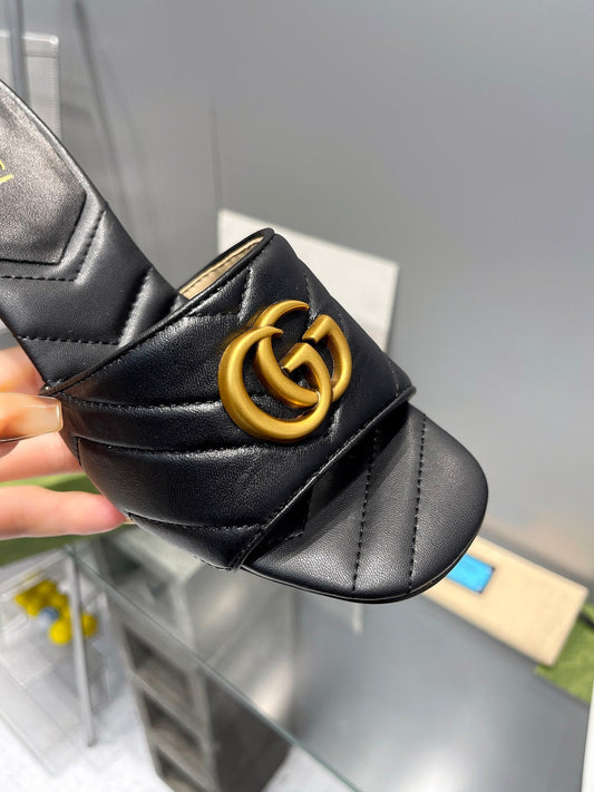 Pronta Entrega – Sandália Modelo Gucci GG Marmont
