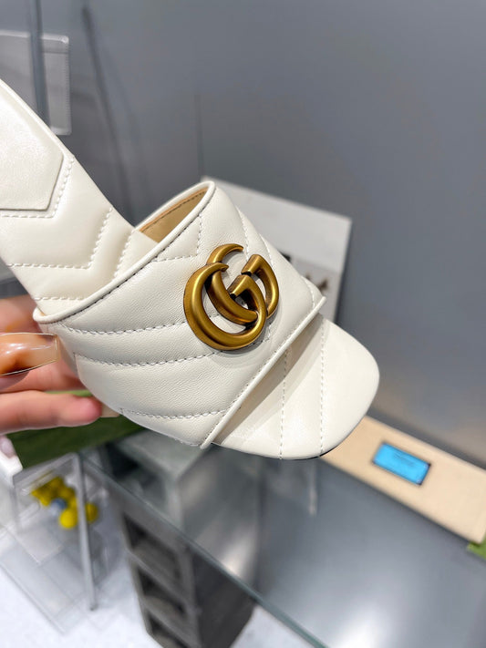 Pronta Entrega – Sandália Modelo Gucci GG Marmont