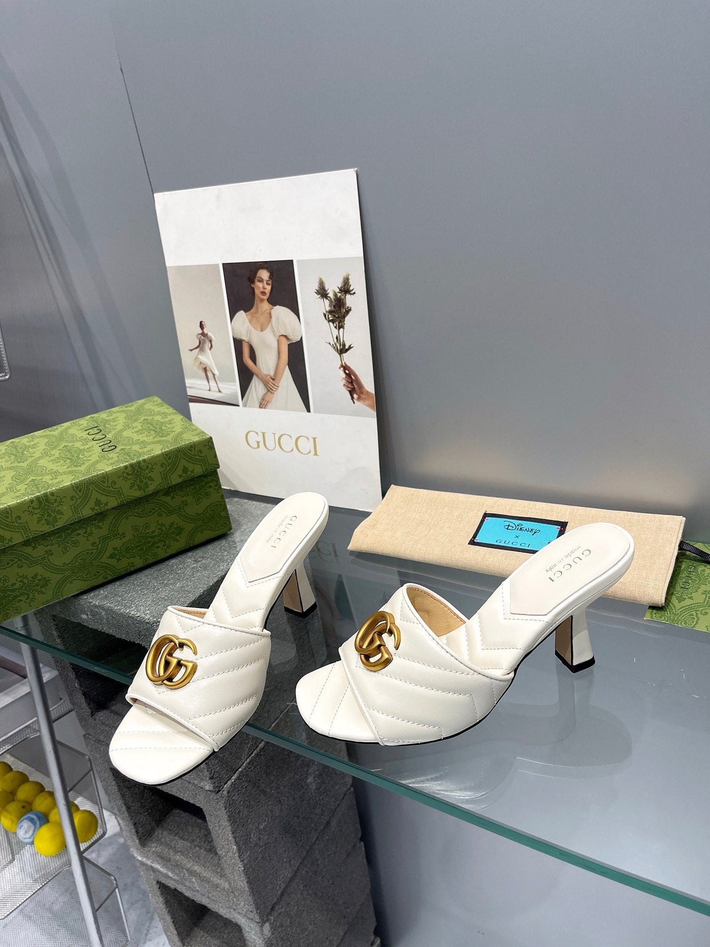 Pronta Entrega – Sandália Modelo Gucci GG Marmont
