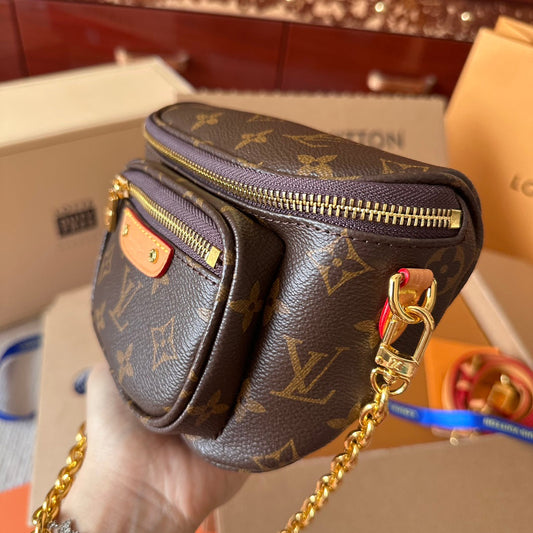 Pronta Entrega – Bolsa Modelo Loui Vuitton Mini Bumbag