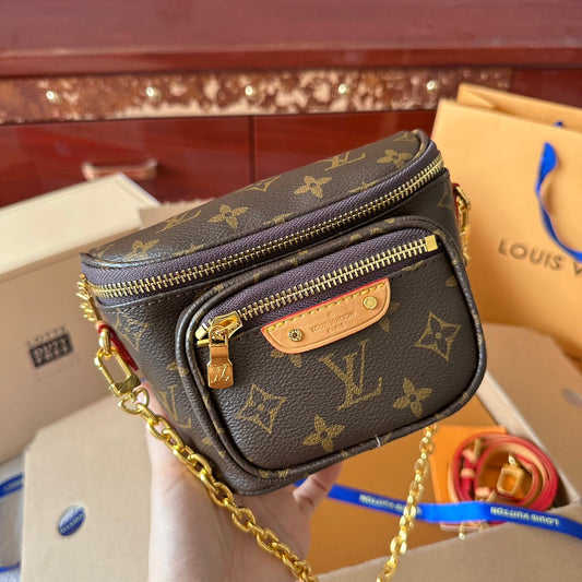 Pronta Entrega – Bolsa Modelo Loui Vuitton Mini Bumbag