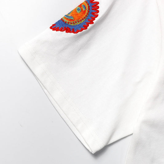 Pronta Entrega – Camiseta Modelo LV x YK Camiseta Bordada Faces