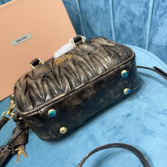 Pronta Entrega – Bolsa Modelo Miu Miu  Tote de Couro Matelassê