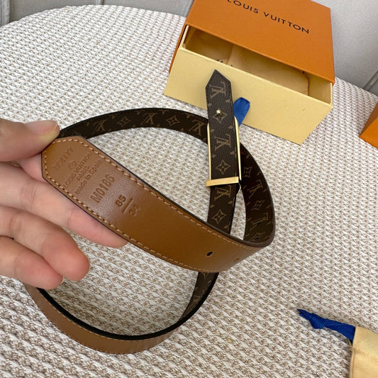 Pronta Entrega – Cinto Modelo Lоuіѕ Vuіttоn Reversível My LV Chain 25 mm