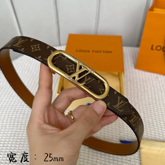 Pronta Entrega – Cinto Modelo Lоuіѕ Vuіttоn Reversível My LV Chain 25 mm