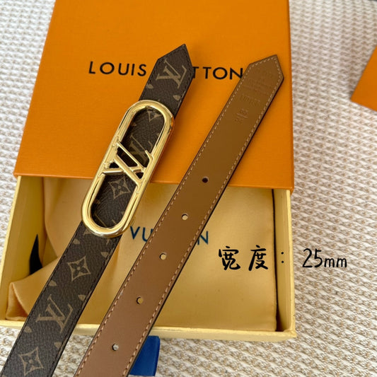 Pronta Entrega – Cinto Modelo Lоuіѕ Vuіttоn Reversível My LV Chain 25 mm