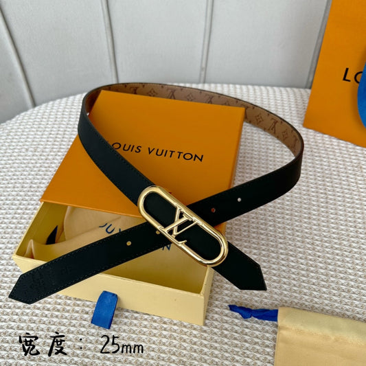 Pronta Entrega – Cinto Modelo Lоuіѕ Vuіttоn Reversível My LV Chain 25 mm