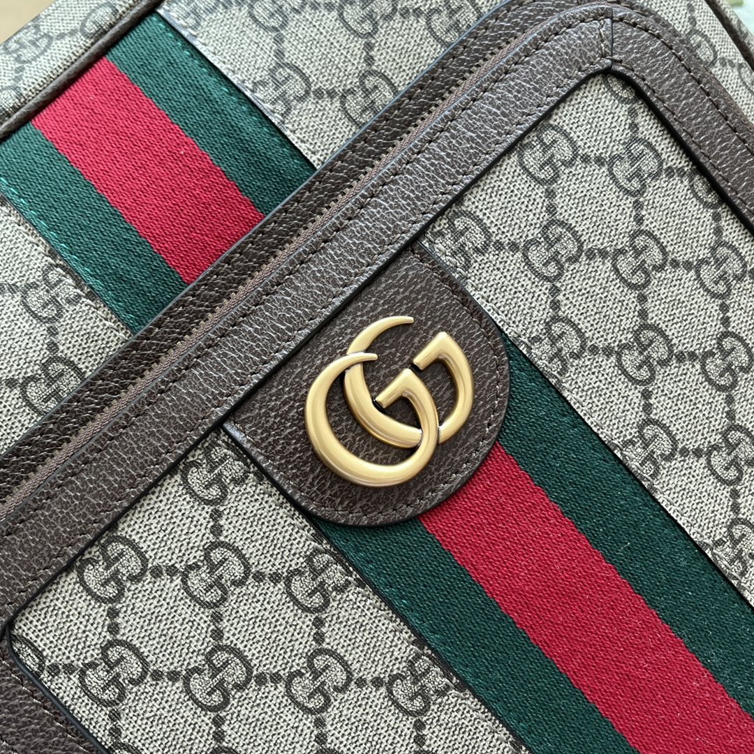 Pronta Entrega – Mochila Zaino Ophidia GG de Couro