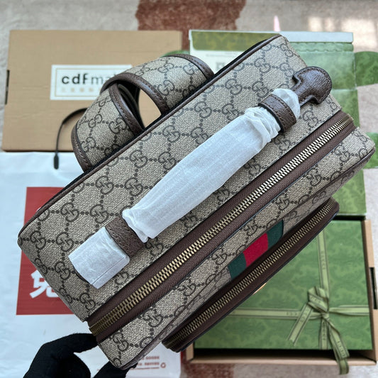 Pronta Entrega – Mochila Zaino Ophidia GG de Couro