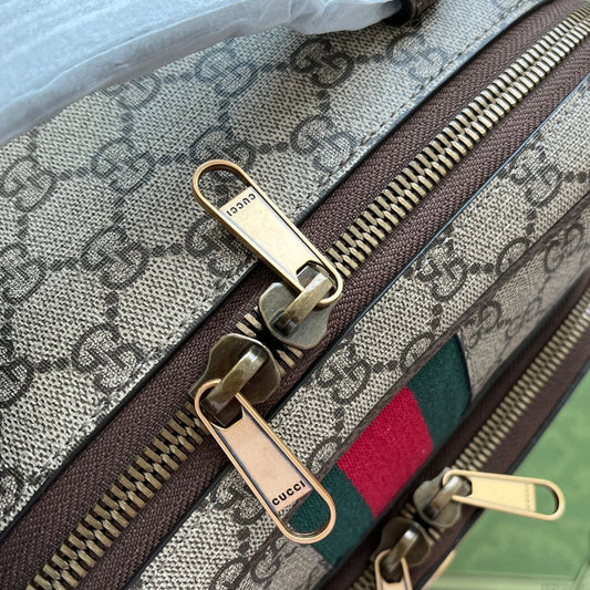 Pronta Entrega – Mochila Zaino Ophidia GG de Couro