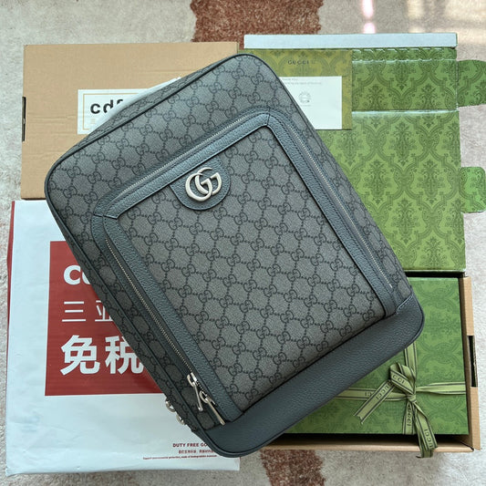 Pronta Entrega – Mochila Zaino Ophidia GG de Couro