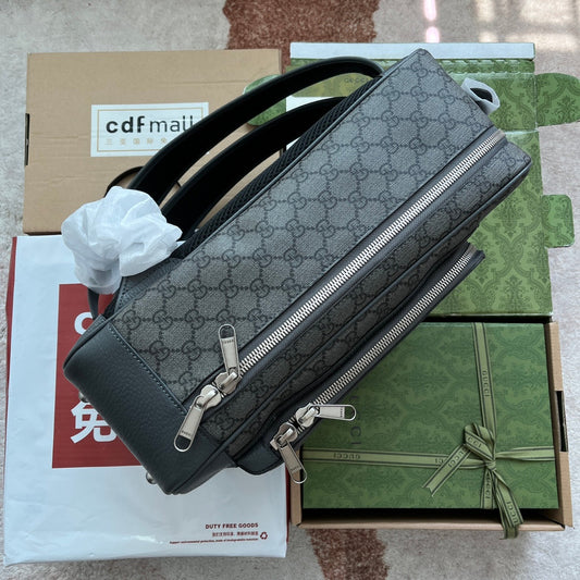 Pronta Entrega – Mochila Zaino Ophidia GG de Couro