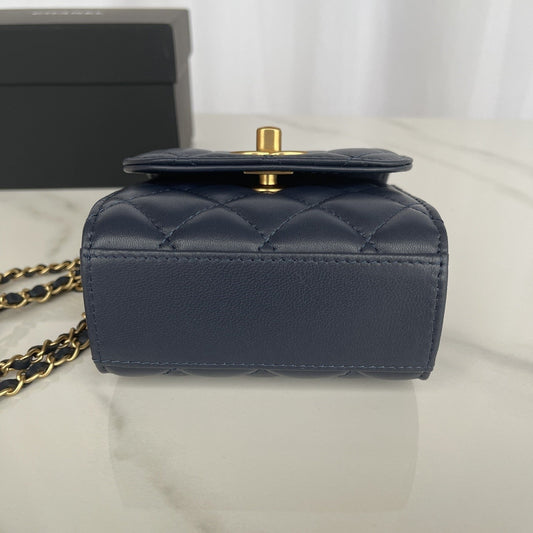 Pronta Entrega – Bolsa Modelo Chanel Pre Owned mini Matellasse