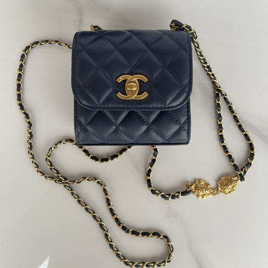 Pronta Entrega – Bolsa Modelo Chanel Pre Owned mini Matellasse