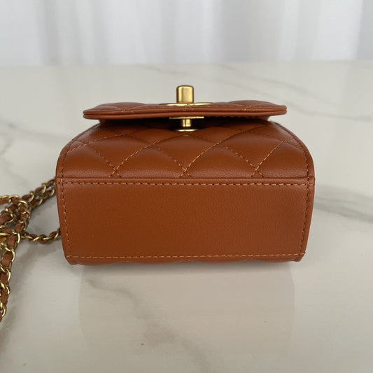 Pronta Entrega – Bolsa Modelo Chanel Pre Owned mini Matellasse