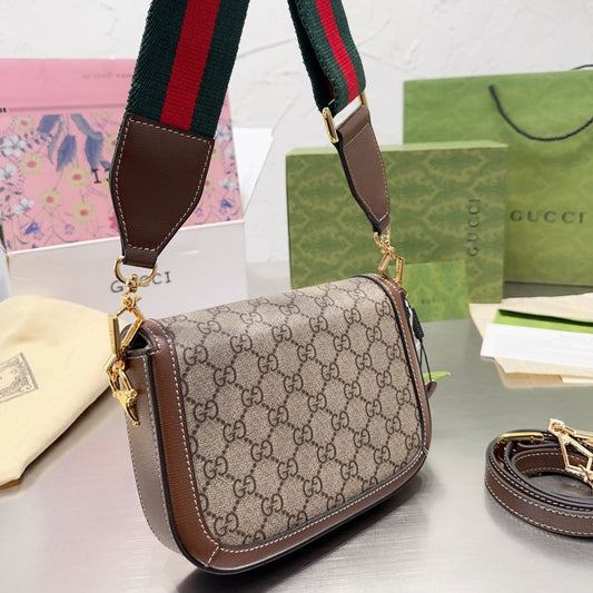 Pronta Entrega – Bolsa Modelo Gucci  mini Alça color com detalhe Horsebit 1955