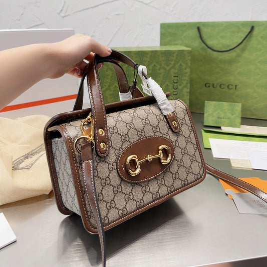 Pronta Entrega – Bolsa Modelo Gucci  mini com detalhe Horsebit 1955