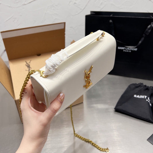 Pronta Entrega – Bolsa Modelo Saint Laurent tiracolo Sunset média