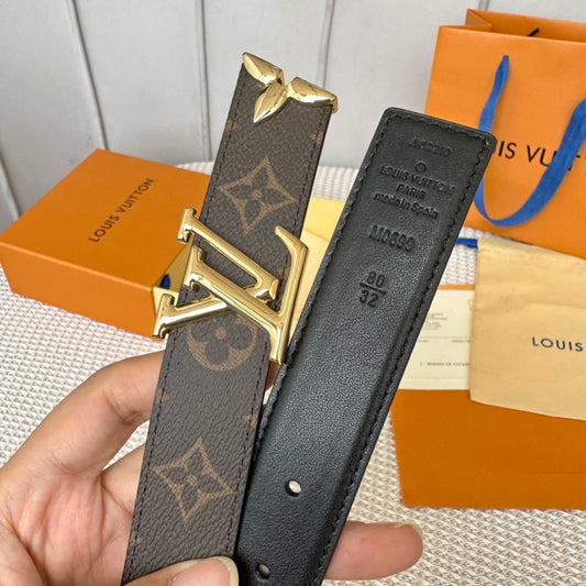 Pronta Entrega – Cinto Modelo Lоuіѕ Vuіttоn Reversível Pretty LV 30 mm