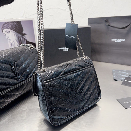 Pronta Entrega – Bolsa Transversal Niki Modelo Saint Laurent