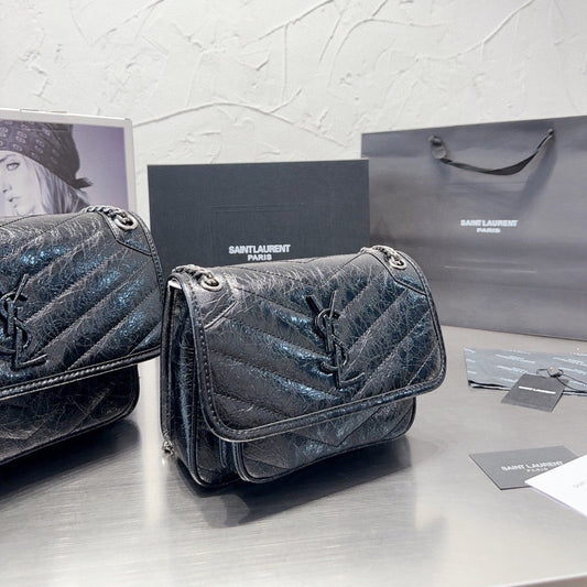 Pronta Entrega – Bolsa Transversal Niki Modelo Saint Laurent
