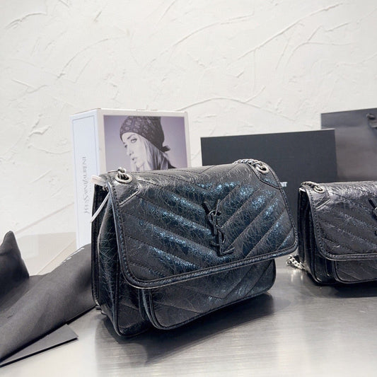 Pronta Entrega – Bolsa Transversal Niki Modelo Saint Laurent