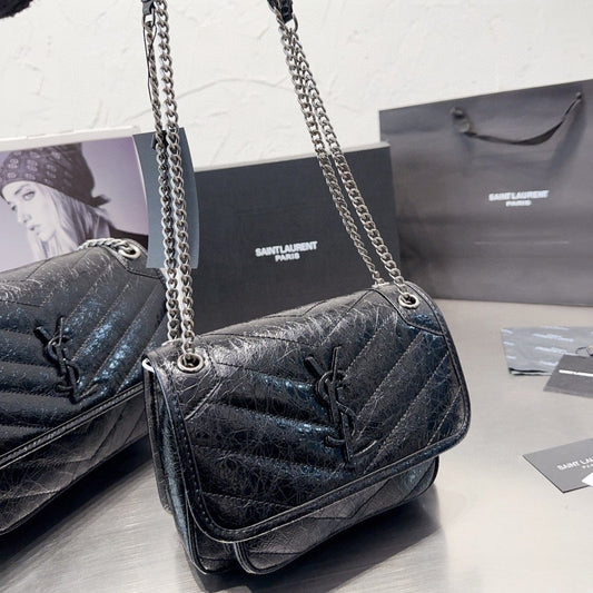 Pronta Entrega – Bolsa Transversal Niki Modelo Saint Laurent