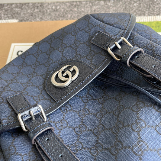 Pronta Entrega – Mochila Ophidia GG Média de Couro
