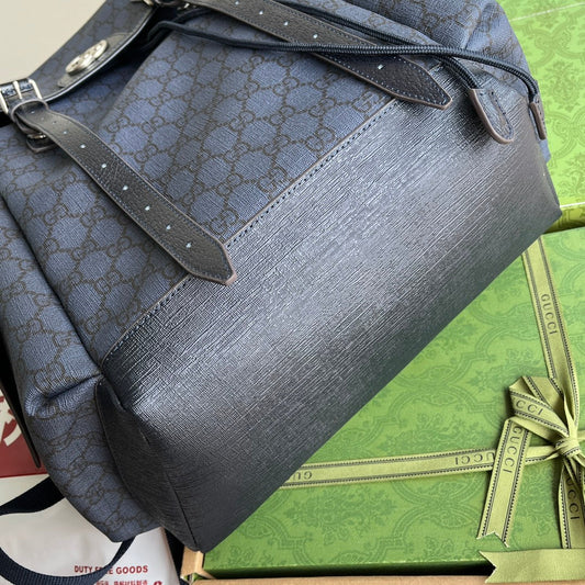 Pronta Entrega – Mochila Ophidia GG Média de Couro