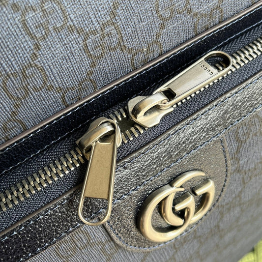Pronta Entrega – Mochila Zaino Ophidia GG de Couro