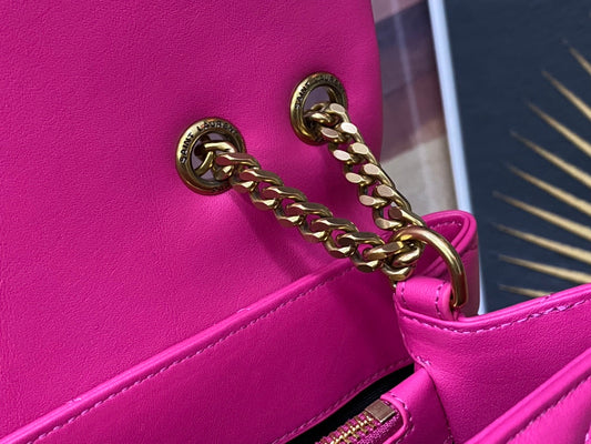 Pronta Entrega – Bolsa Modelo Saint Laurent Tranvesal Lou Pink