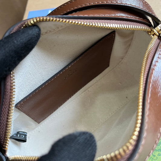 Pronta Entrega – Bolsa Modelo Gucci Horsebit 1955 Brown Pequena