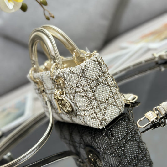 Pronta Entrega – Bolsa Modelo Dior Lady Gold