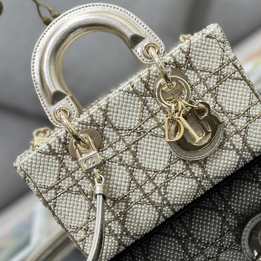 Pronta Entrega – Bolsa Modelo Dior Lady Gold