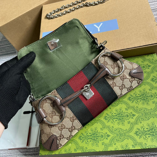 Pronta Entrega – PRONTA-ENTREGA – Bolsa Modelo Gucci mini Horsebit