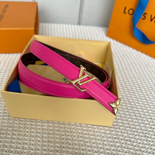 Pronta Entrega – Cinto Modelo Lоuіѕ Vuіttоn Reversível Pretty LV 20 mm