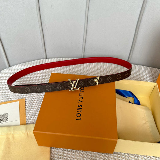 Pronta Entrega – Cinto Modelo Lоuіѕ Vuіttоn Reversível Pretty LV 20 mm