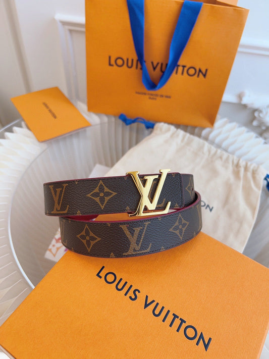 Pronta Entrega – Cinto Modelo Lоuіѕ Vuіttоn Reversível LV Initiales 30 mm