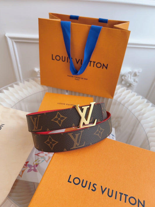 Pronta Entrega – Cinto Modelo Lоuіѕ Vuіttоn Reversível LV Initiales 30 mm