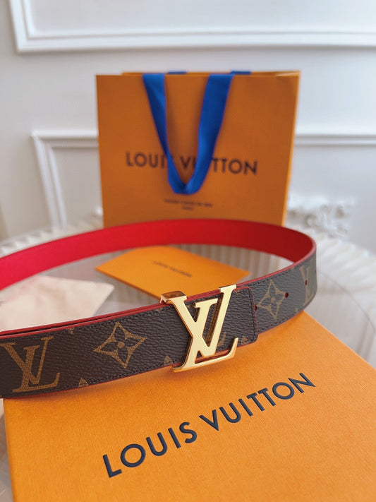 Pronta Entrega – Cinto Modelo Lоuіѕ Vuіttоn Reversível LV Initiales 30 mm