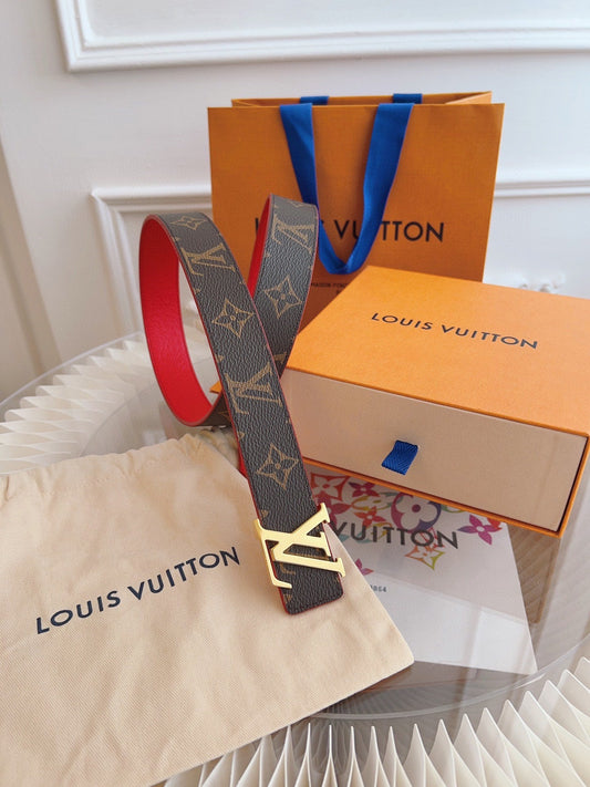 Pronta Entrega – Cinto Modelo Lоuіѕ Vuіttоn Reversível LV Initiales 30 mm