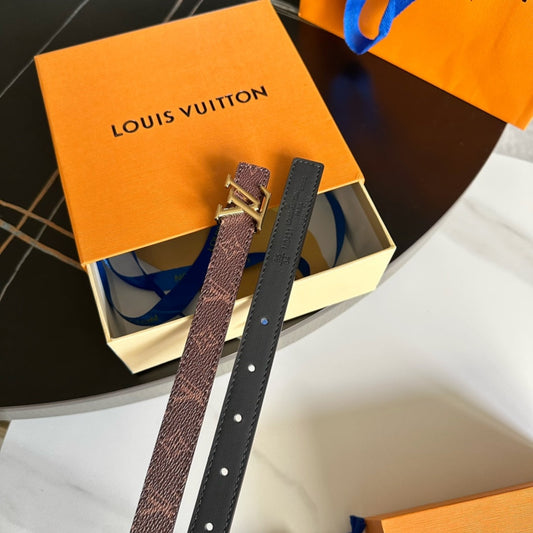 Pronta Entrega – Cinto Modelo Lоuіѕ Vuіttоn Reversível LV Iconic 20 mm